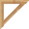 Ekena Millwork Traditional Traditional Rough Sawn Bracket, Western Red Cedar, 4"W x 32"D x 32"H BKT04X32X32TRA01RWR - alternate 4
